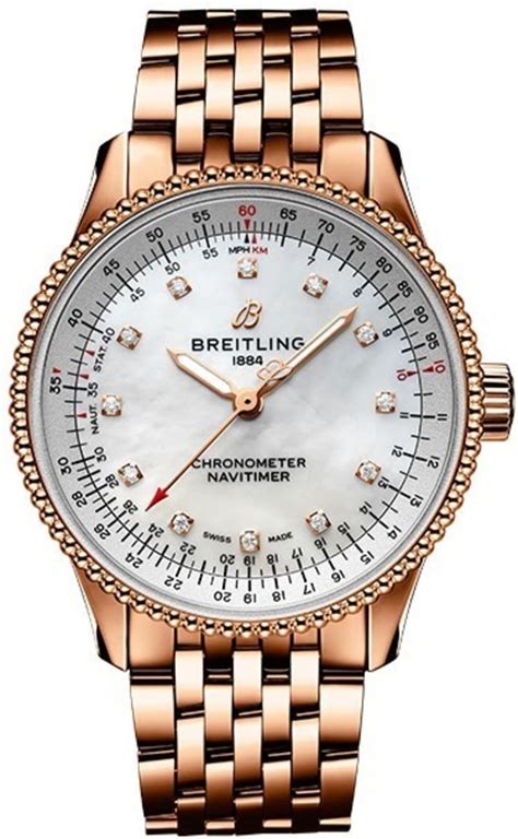 breitling ladies watch diamonds|Breitling navitimer women's.